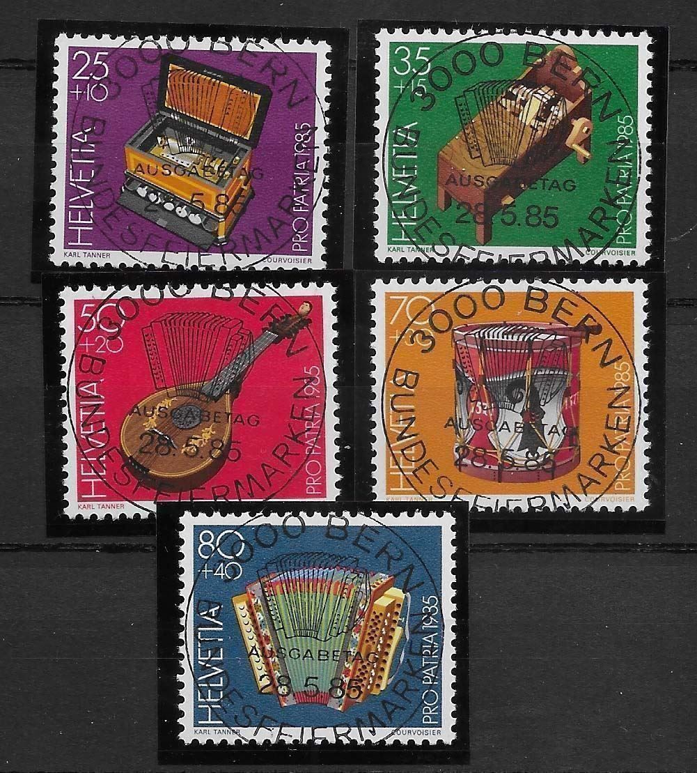 Alle Briefmarken: VP085 - Pro Patria 1985 vollstempel – Gebraucht aus Trélex von Phil_Albert