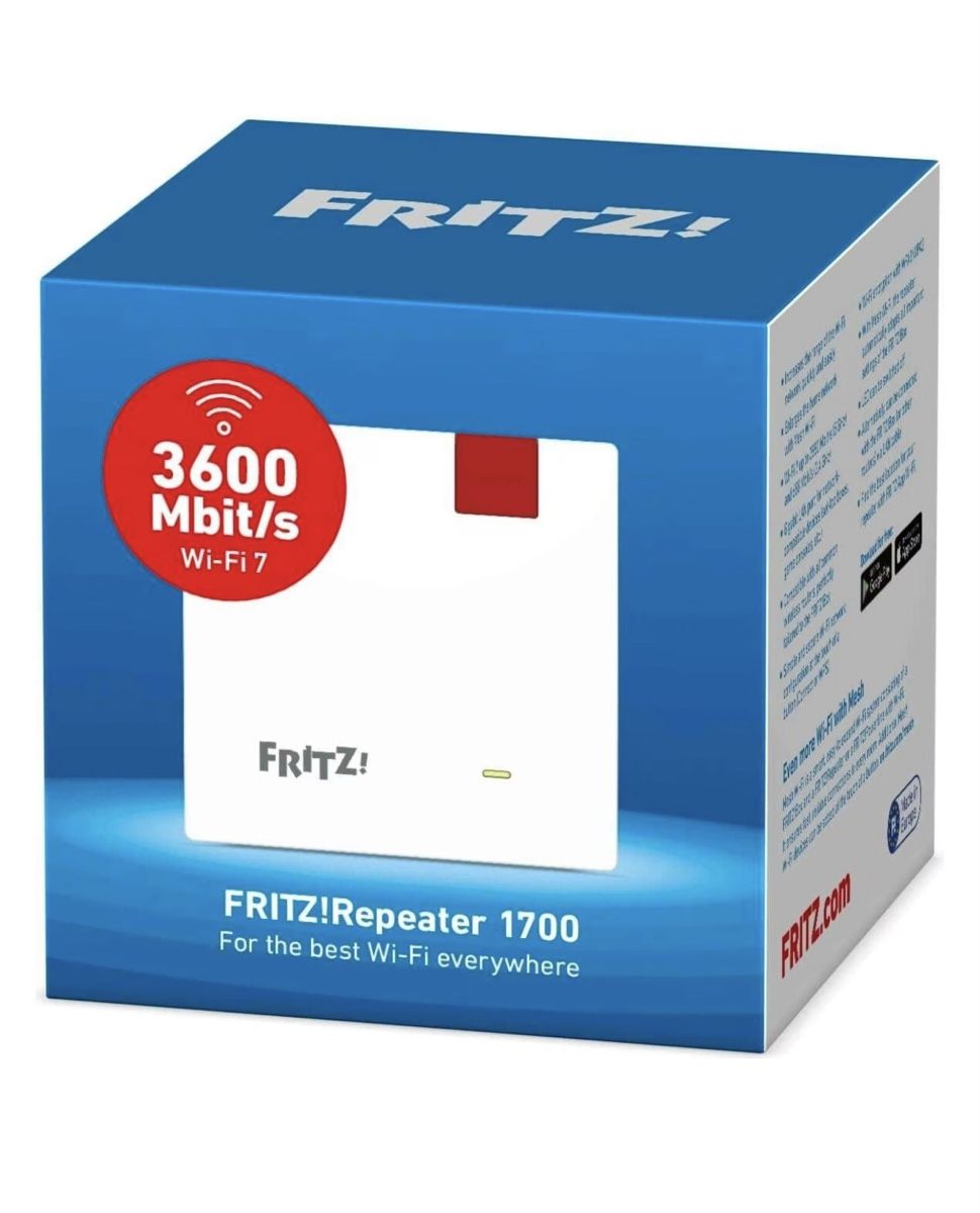 Avm WiFi: FRITZ!Repeater 1700 3600 Mbit/s Wi-Fi 7 – Usato da Wettswil venduto da ste_mkj8