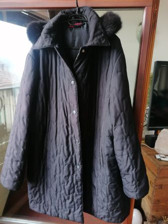 Winter Mantel schwarz gr ca 52/54