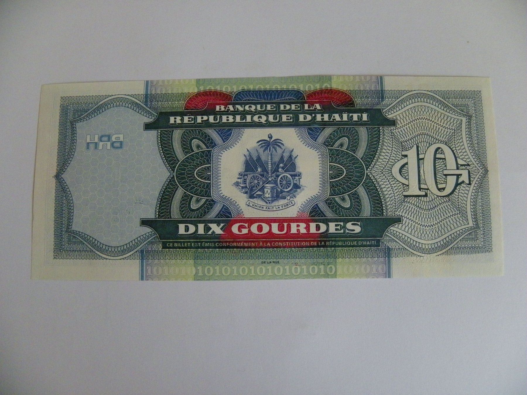 Banconote: Haiti 10 Gourdes 2000,  P-265a, UNC – Nuovo (secondo la descrizione) da Untersiggenthal venduto da Gas61 1