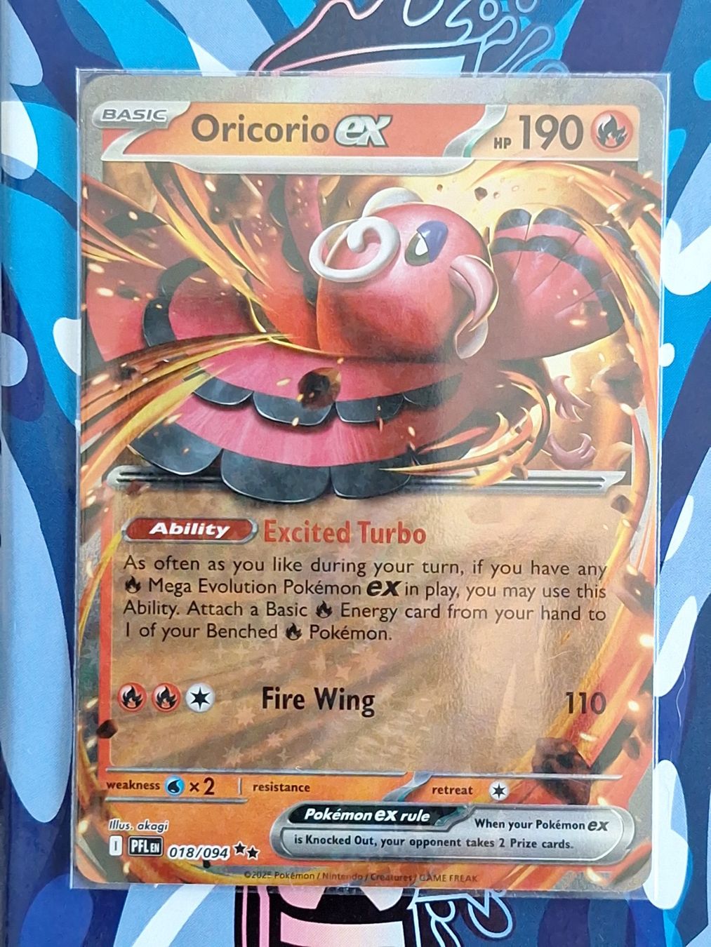 Pokémon Carte collezionabili: Oricorio ex - #14 – Usato da Altstätten SG venduto da GGsGameshop