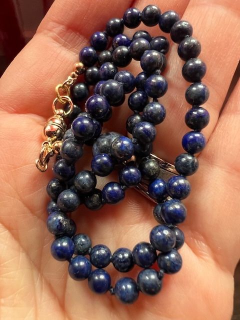 Catenine: Echte Schöne Kette aus Lapislazuli. – Usato da Neerach venduto da romiping 1