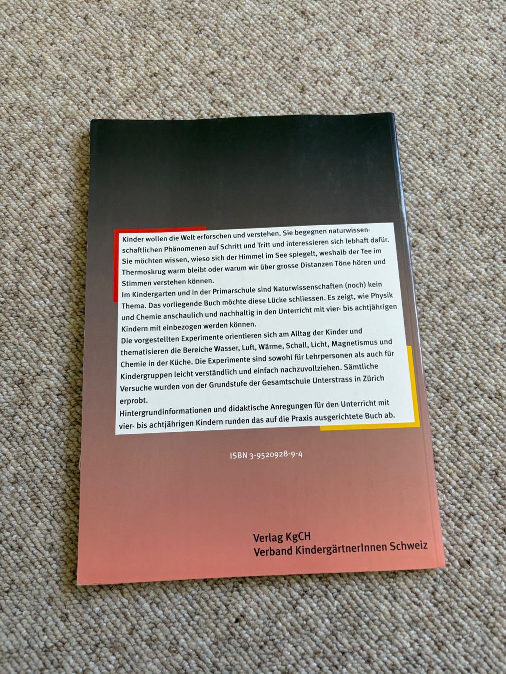 Libri: TÜFTELN, FORSCHEN, STAUNEN – Usato da Wattwil venduto da jopara 1