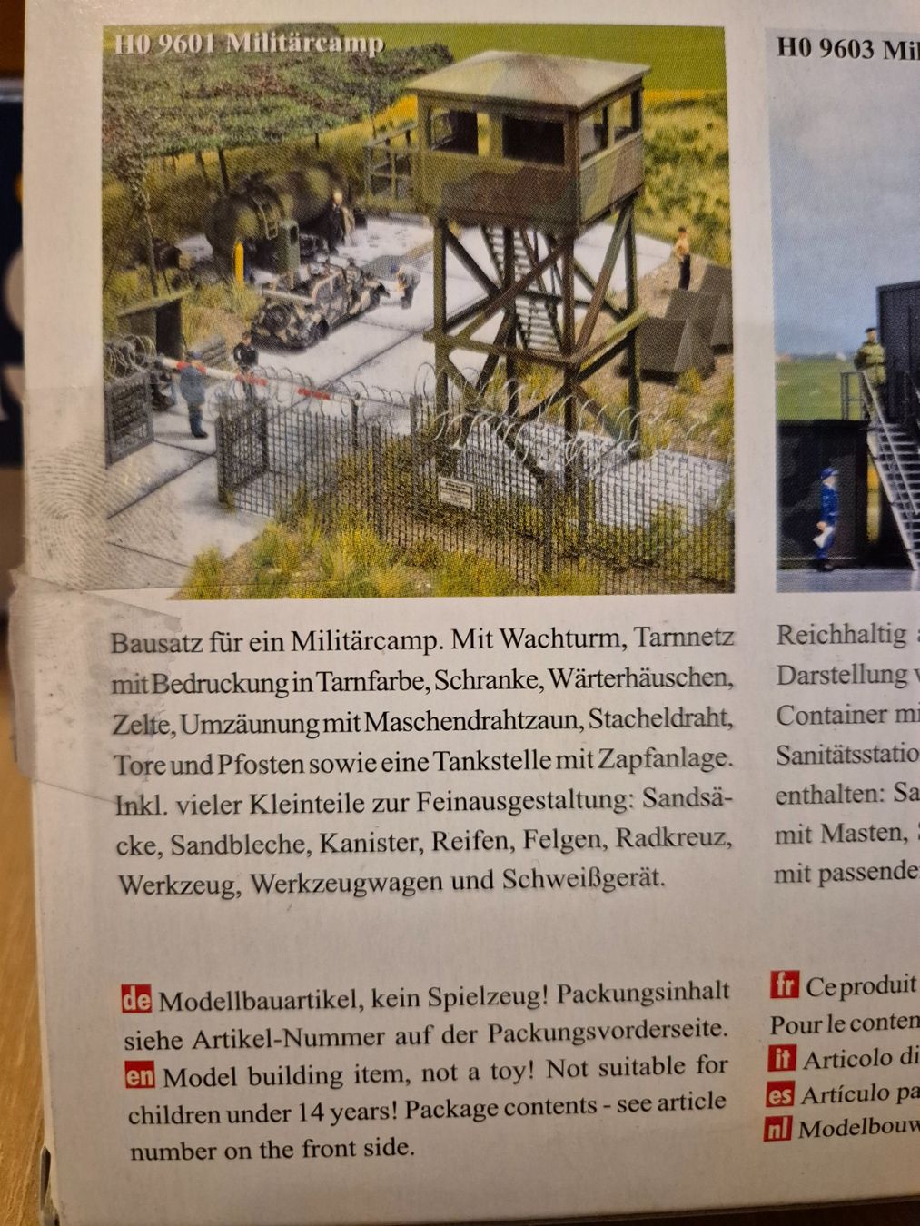 Busch Trains électriques: Militärcamp Bausatz – Neuf avec emballage d'origine à Nendeln par dresinle 1