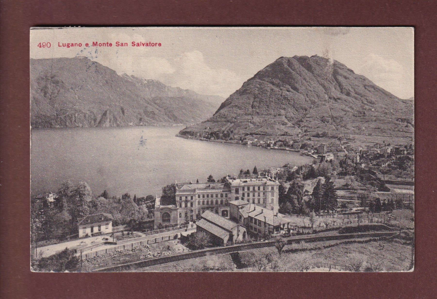 Ansichtskarten: LUGANO - San Salvatore - 1908 – Gebraucht aus Pully von nicecards