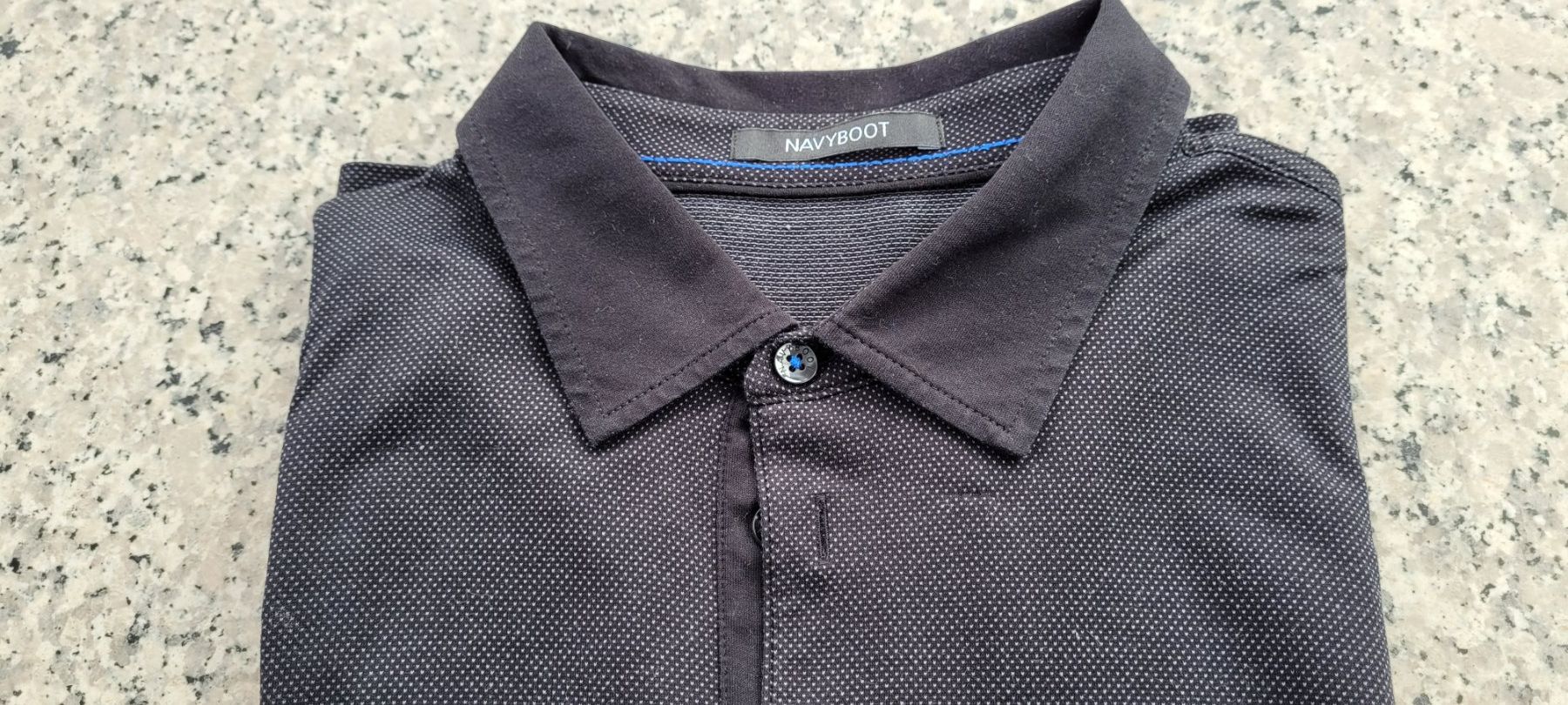 Navyboot Magliette Polo: Navyboot Poloshirt schwarz Gr. XL – Usato da Eggersriet venduto da Fredb 1