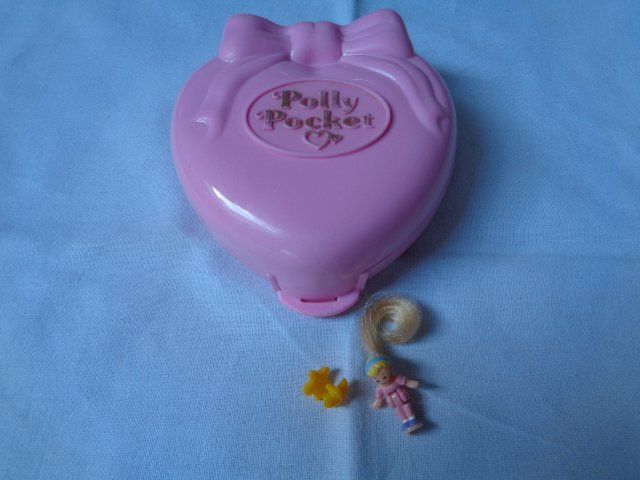 1995 Vintage Polly Pocket Stylin' Workout Bluebird Toys With A Figurine
