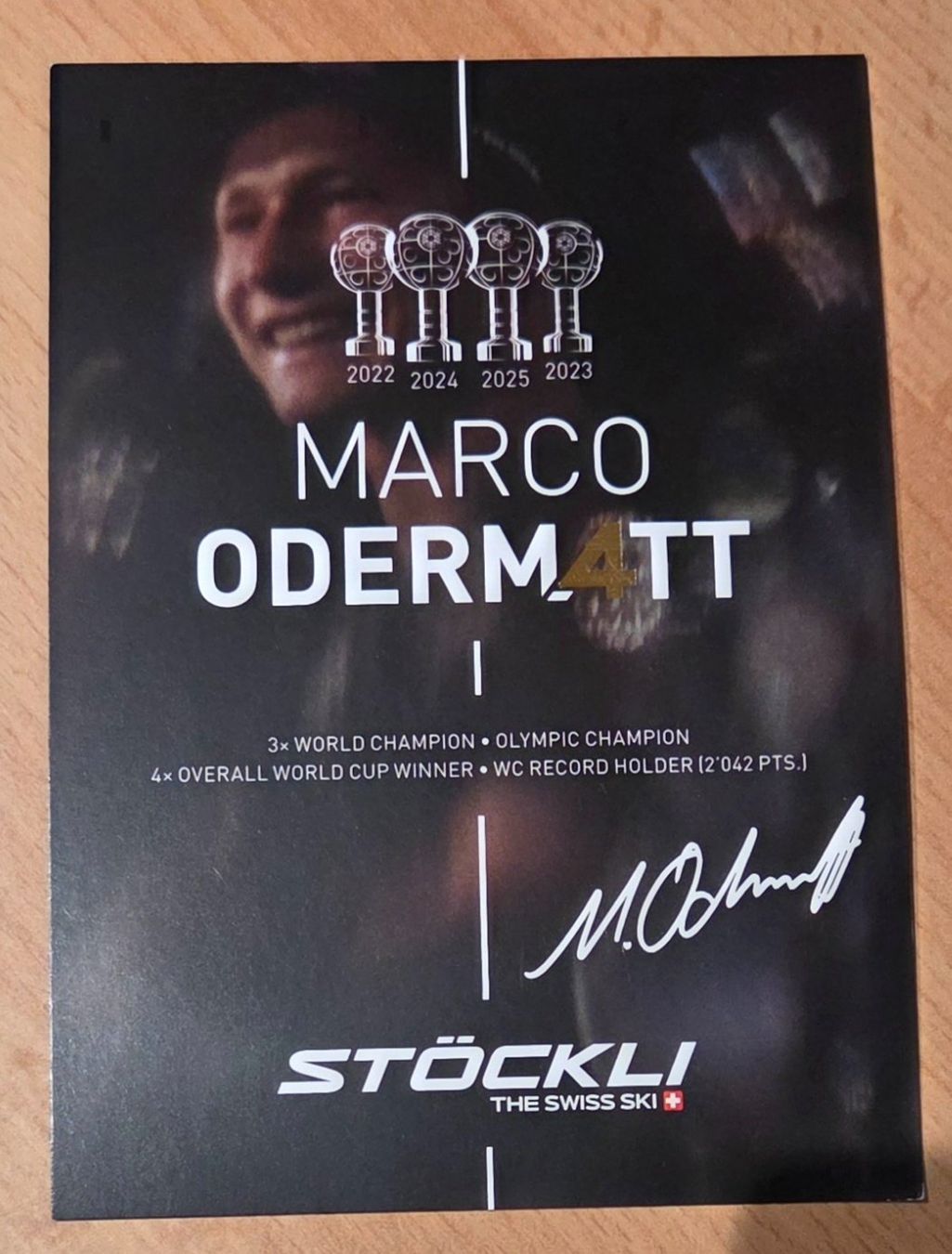 Autografi: Marco Odermatt. 2 Autogrammkarten Stöckli Ski – Nuovo (secondo la descrizione) da Möriken AG venduto da Mavo 1