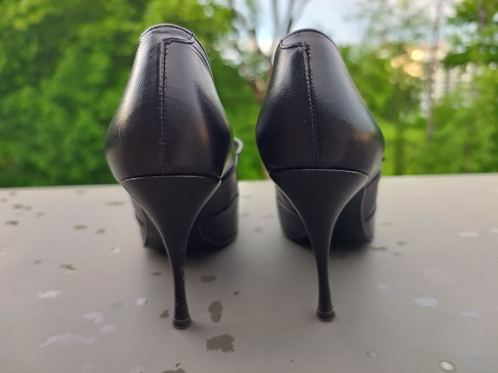 Scarpe da donna: Escarpins bouts pointus cuir noir Free Lance 36,5 – Usato da Genève venduto da Brachiopode 3