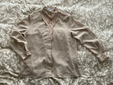 Bluse Gr. 40/42 Beige