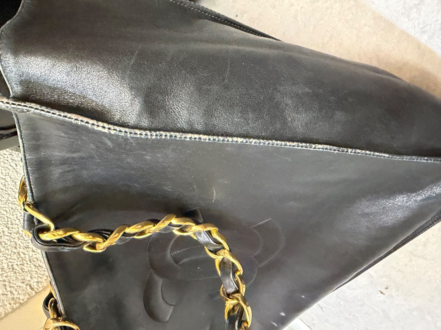 Chanel Borse da donna: Chanel Vintage cc chain leder shopper – Usato da Zürich venduto da Paula062 8