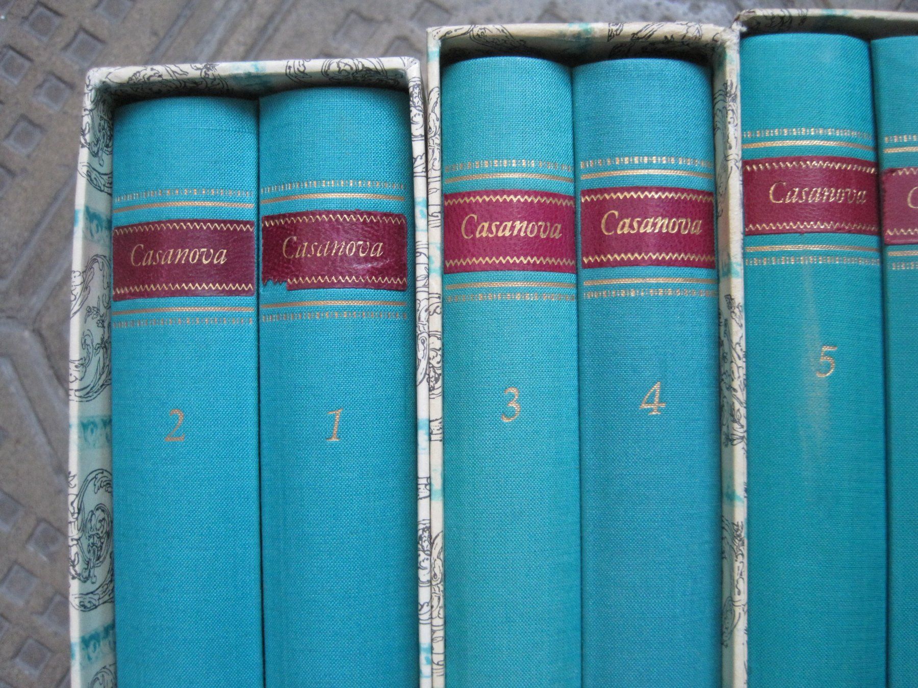 Bücher: Giacomo Casanova - 17 Bände – Gebraucht aus Bischofszell von Joachim-115 1