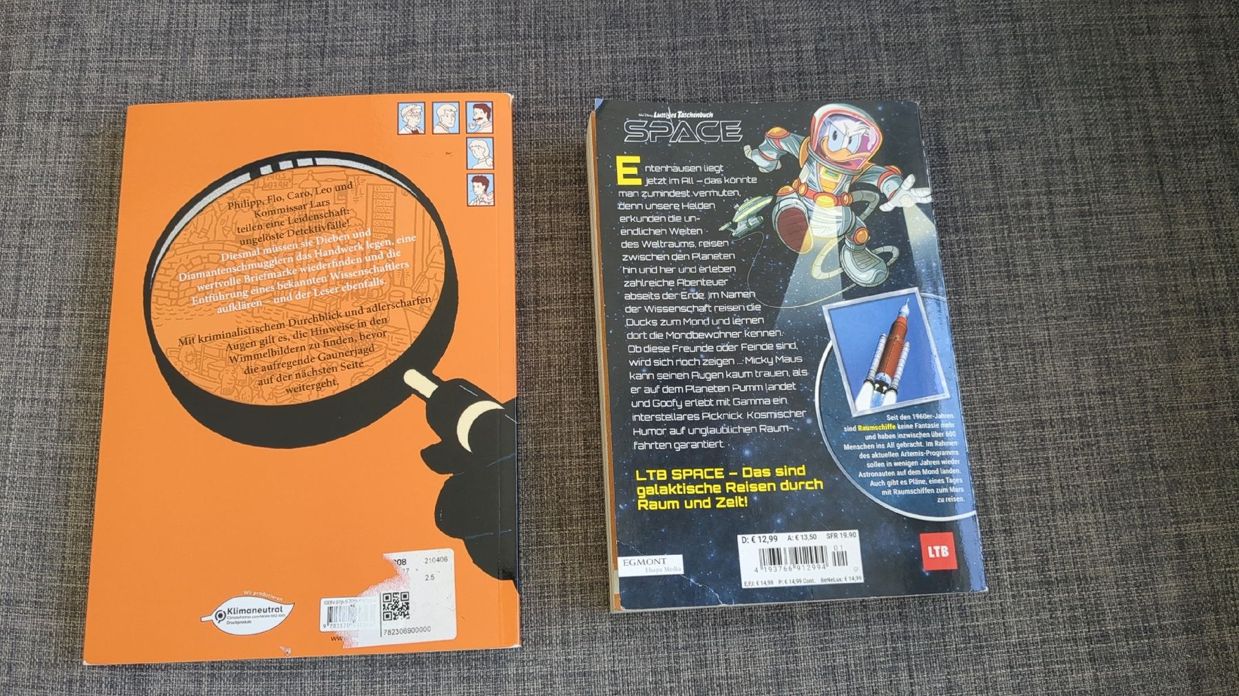 Bücher: 2x Kinderbücher: Finde den Täter & LTB Space – Gebraucht aus Zürich von versolalto 1