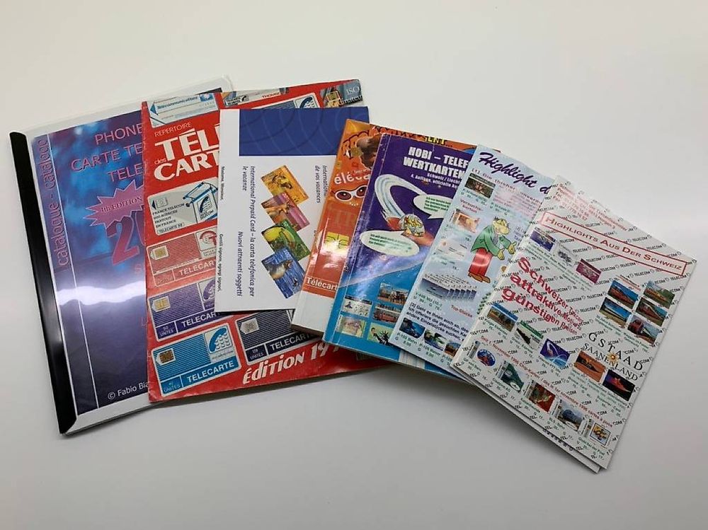 Cartes de téléphone: Kartenkatalog Référentiel de cartes téléphoniques suisses – D'occasion à Bern par lugigon