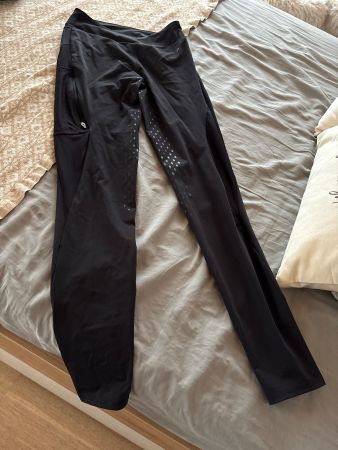 Reithose schwarz mit Besatz Grösse 12-13Jahre