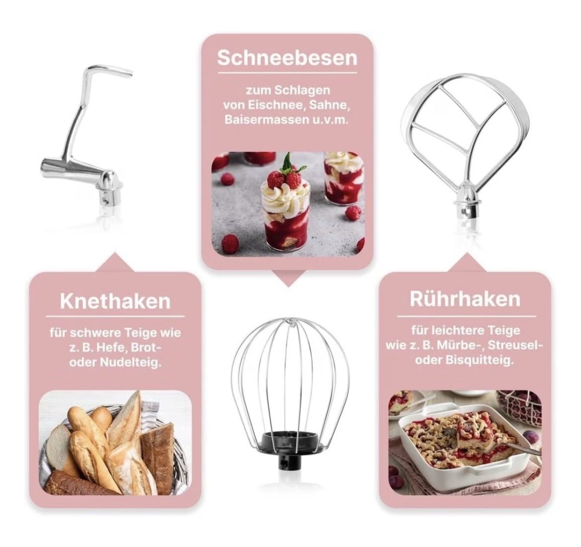 Appareils de cuisine: Küchenmaschine rosa – D'occasion à Bern par Apfel2002 4