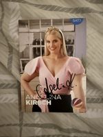 Autogrammkarte Angelina Kirsch SAT.1 signiert Grösse ca. DIN