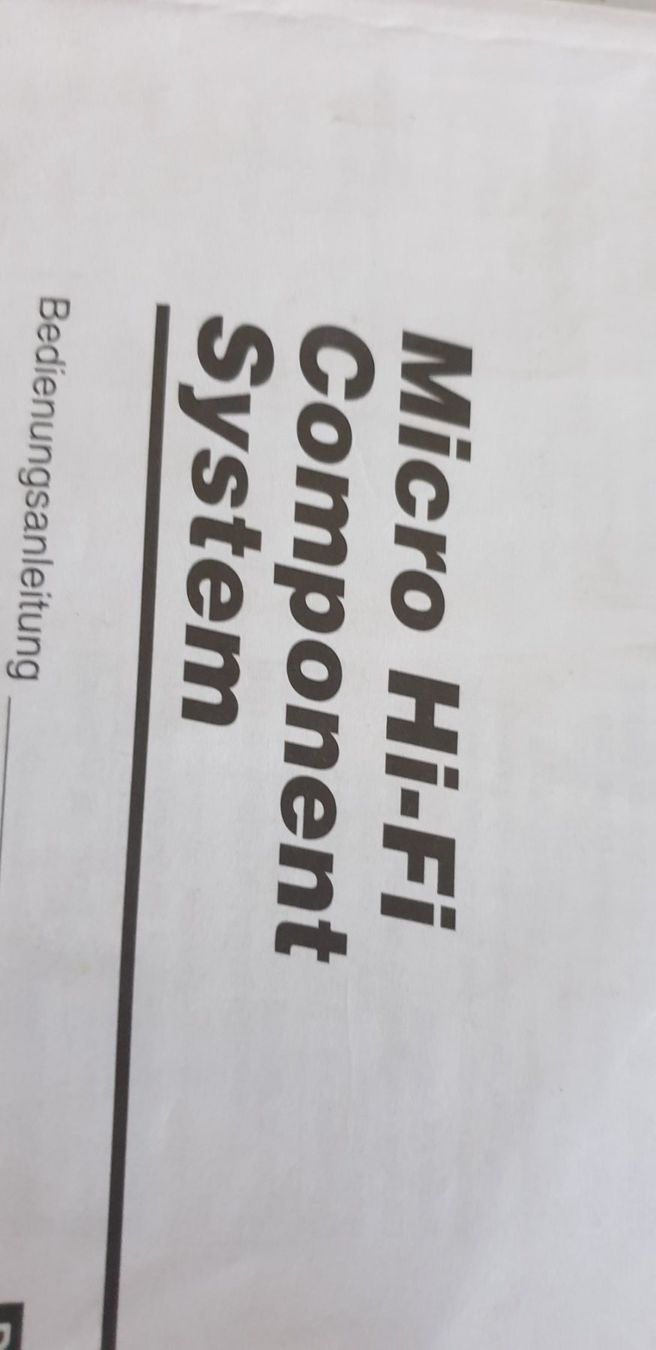 Sony Lettore multimediale & Streamer: Sony Micro Hifi Stereoanlage – Difettoso da Wildhaus venduto da enzian66 3