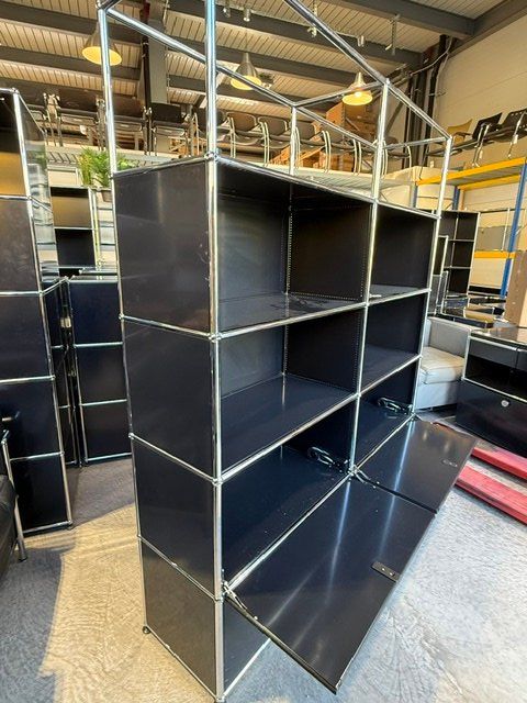 USM Scaffali: USM Regal, schwarz, gebraucht – Usato da Lenzburg venduto da Buerokonz 3