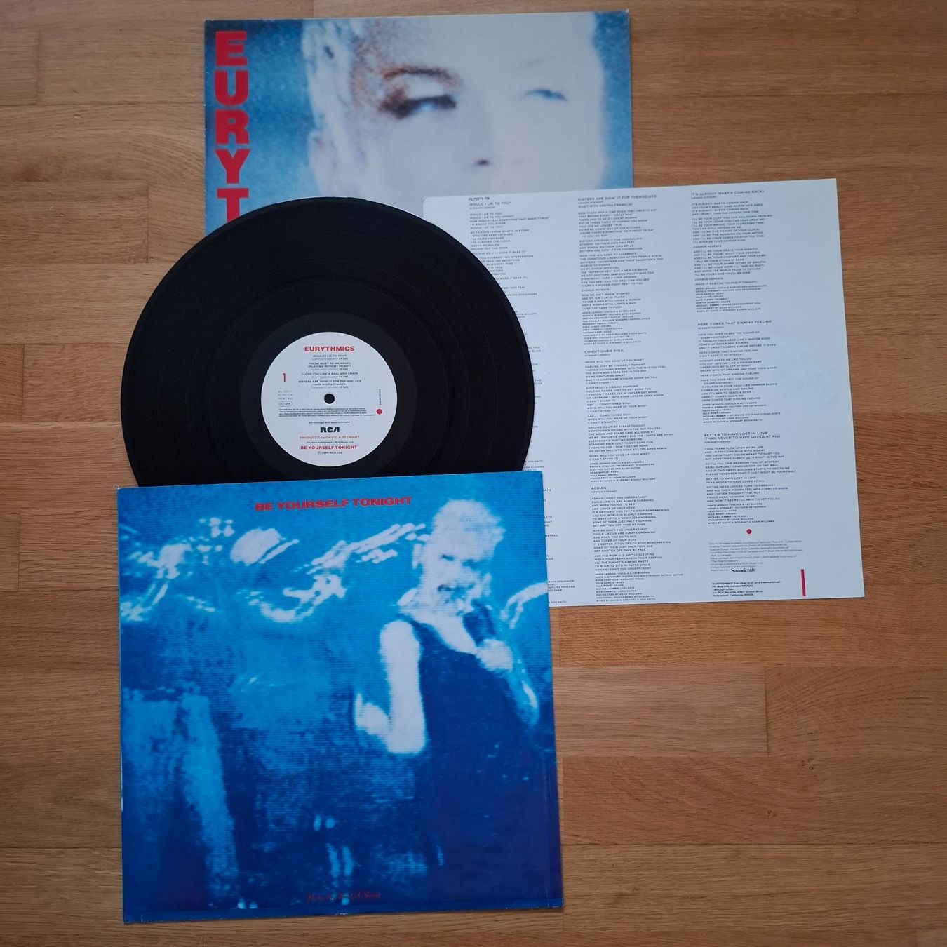 Dischi in vinile: Eurythmics - Be Yourself Tonight – Usato da Arbon venduto da pendulum 1