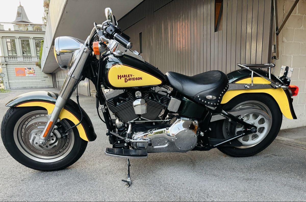 Harley-Davidson Chopper: Harley Fat Boy FLSTFI – Gebraucht aus Luzern von Cetina0 1