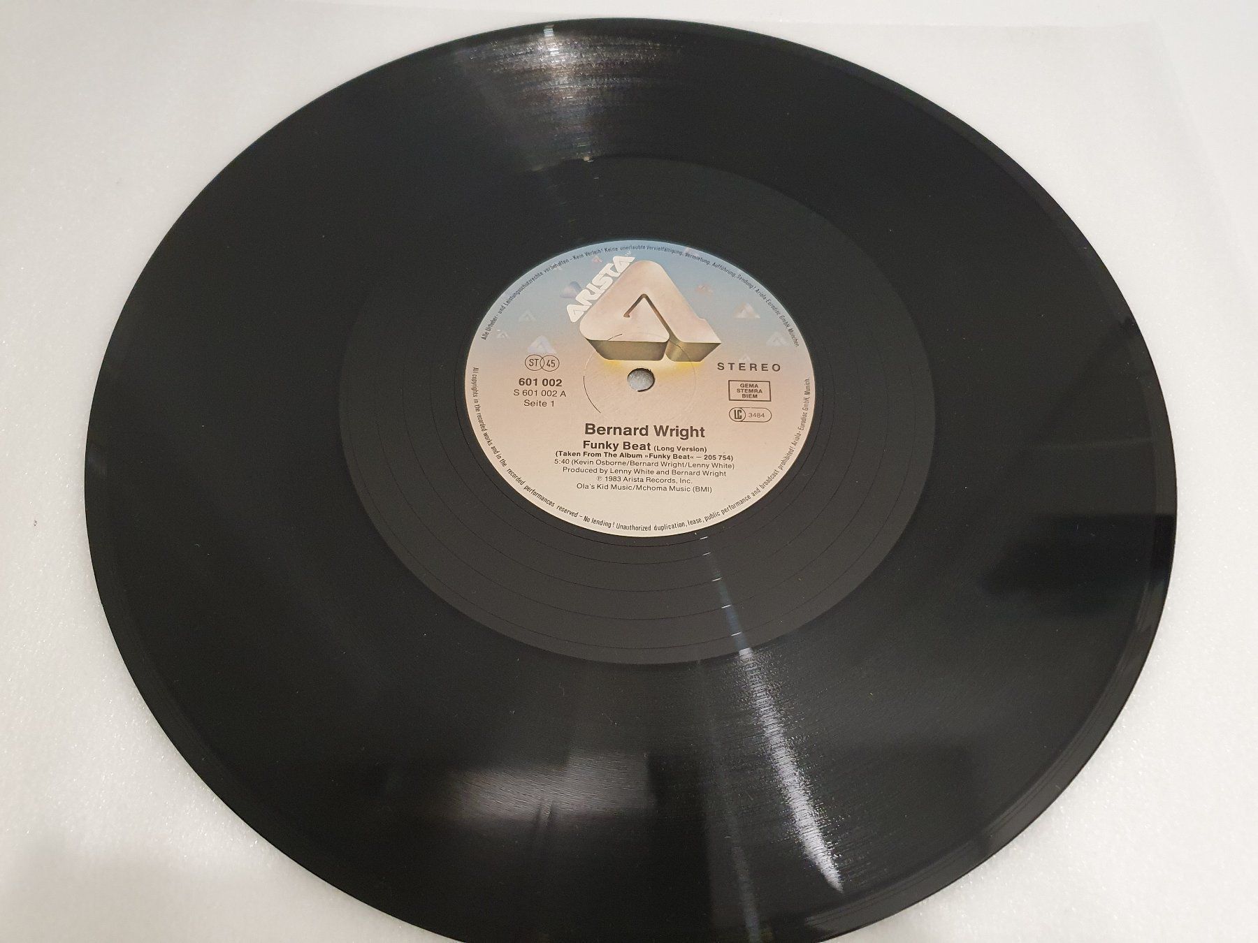 Dischi in vinile: Bernard Wright - Funky Beat – Usato da Uster venduto da Vinyl-Leidenschaft 2