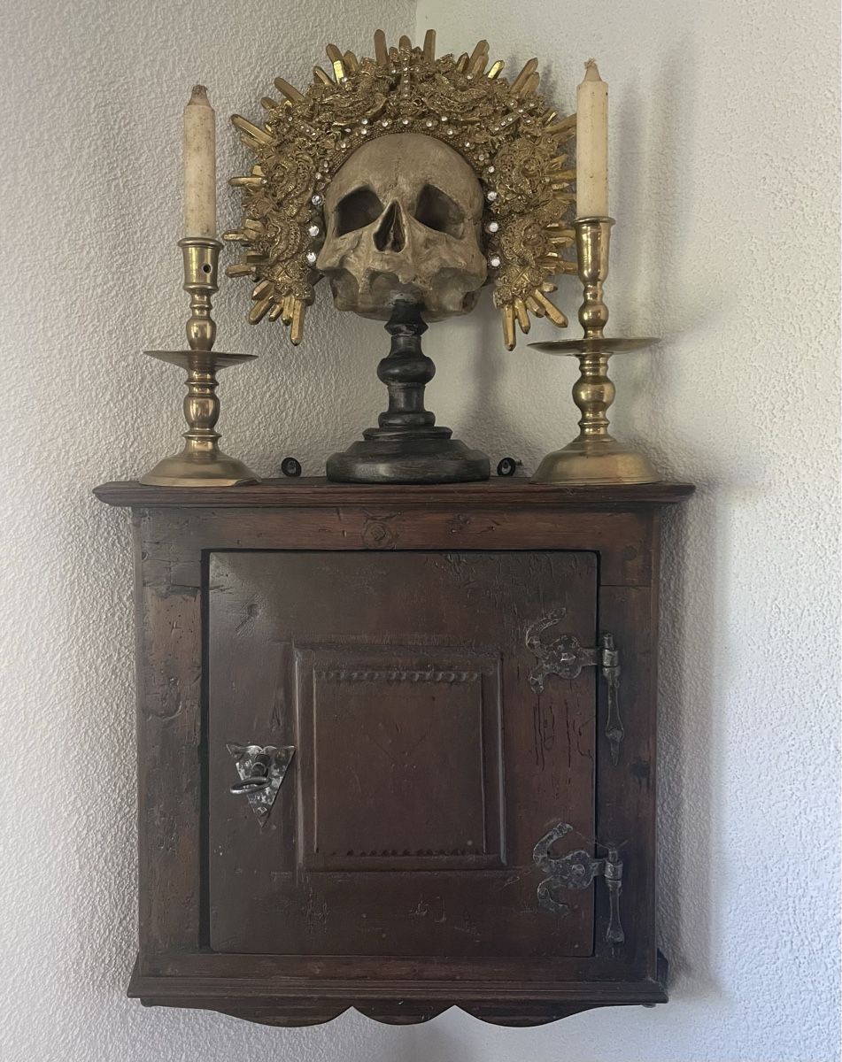 Sculture & Statue: Totenkopf, Leuchter antik – Usato da Rorschacherberg venduto da farmer61 1