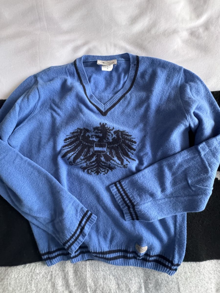 Pulls & Sweat-shirts: Pullover Blau Schwarzer Adler – D'occasion à St. Moritz par Bengeee 1
