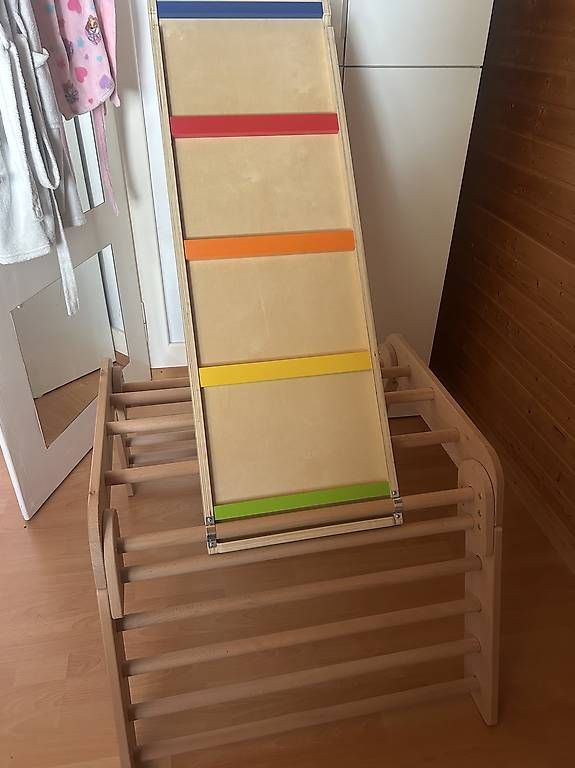 Pareti & prese d'arrampicata: Klettertrapez mit Rutsche  – Usato da Baden venduto da sabinebogado 2