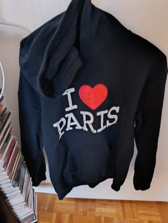 Pullover schwarz Gr.M I LOVE PARIS