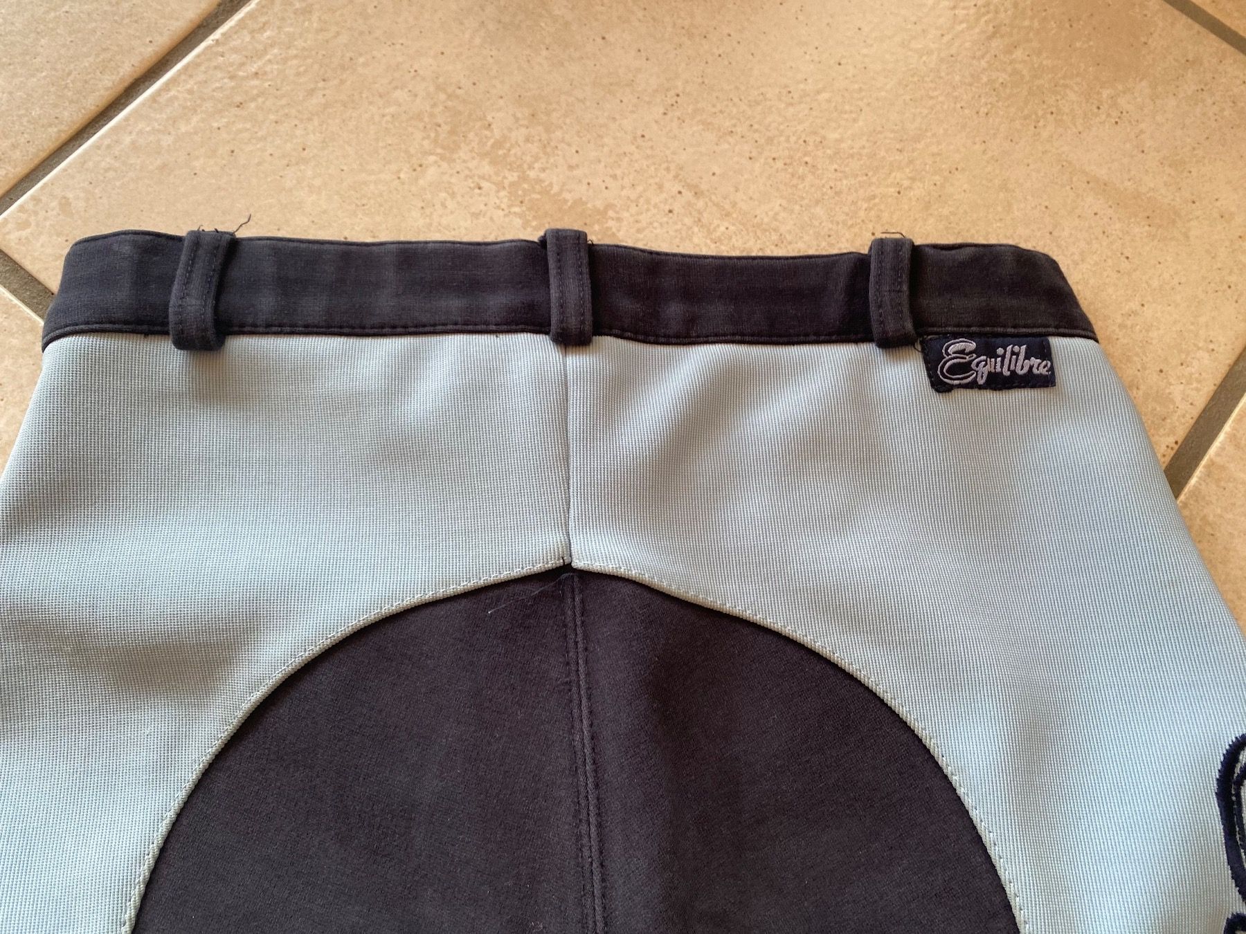 Pantaloni: 164  EQULIBRE Reithose antrazyt hellblau – Usato da Orpund venduto da Mary8972 6