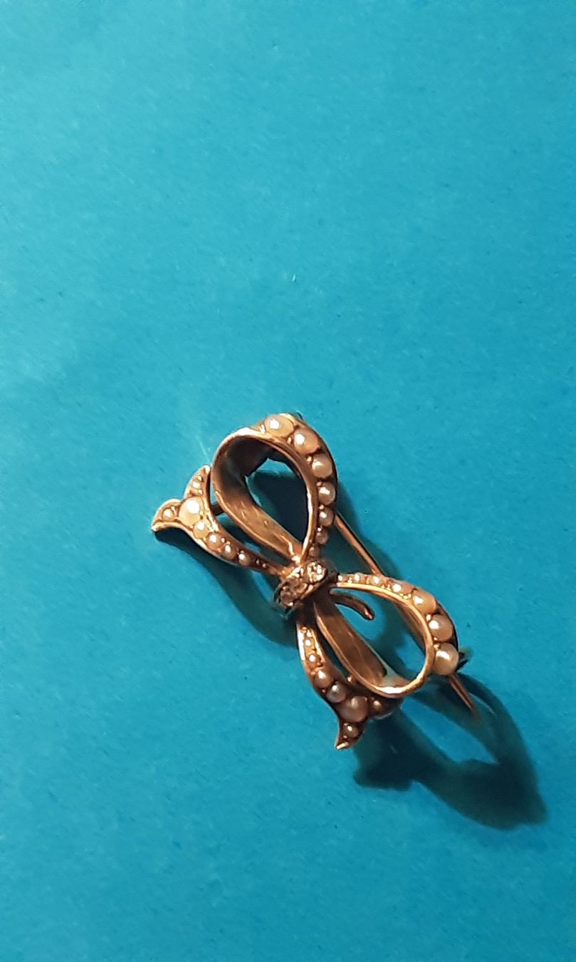Spille & Fermagli: Belle Broche en or 14 k avec perles – Usato da Neuchâtel venduto da wyl_zxp8 3