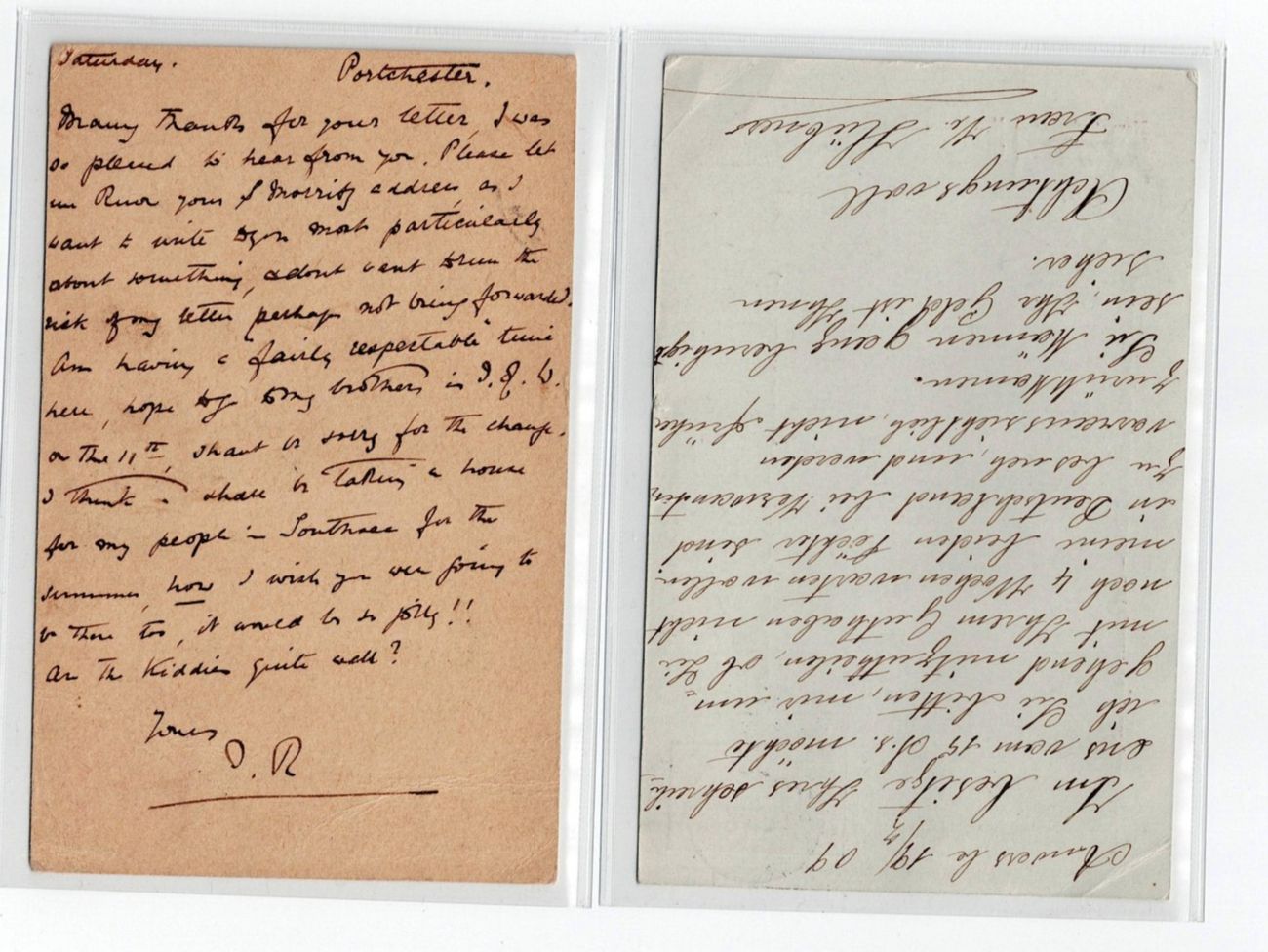 Tutti i francobolli: Verschiedene Länder, 10 Belege um 1900 – Usato da Hinteregg venduto da McCharly01 8