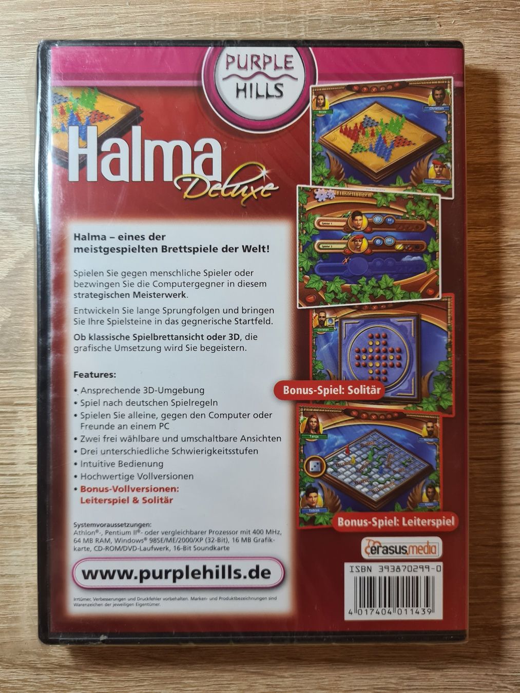Jeux: Halma Deluxe (German) - PC - NEW – Neuf avec emballage d'origine à Carouge GE par Franllo 1