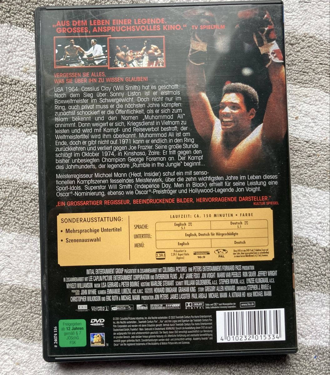 Tutti i DVDs: DVD Ali Muhamed Will Smith – Usato da Aarwangen venduto da to-hirschi 1