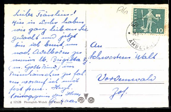 Cartoline postali: AK Suhr, Kirche mit Turm und Häusern – Usato da Berlin venduto da bartko-reher 1