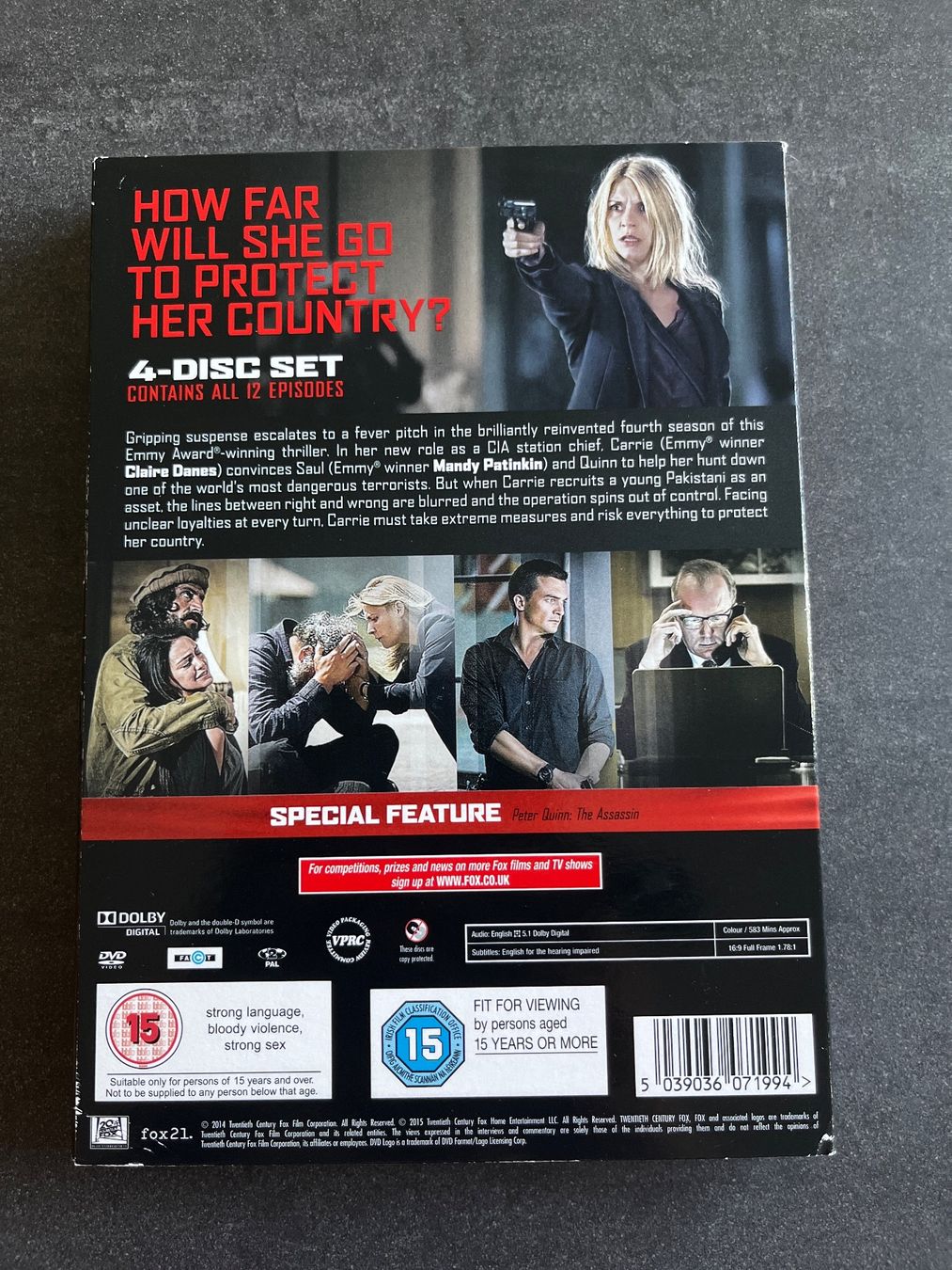 Tutti i DVDs: DVD Homeland 4th season – Usato da Aarau venduto da Swifty03 1