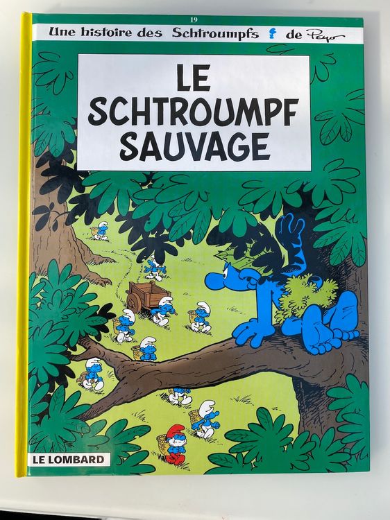 le-schtroumpf-sauvage-bd-peyo-edition-original-de-1998-d-occasion