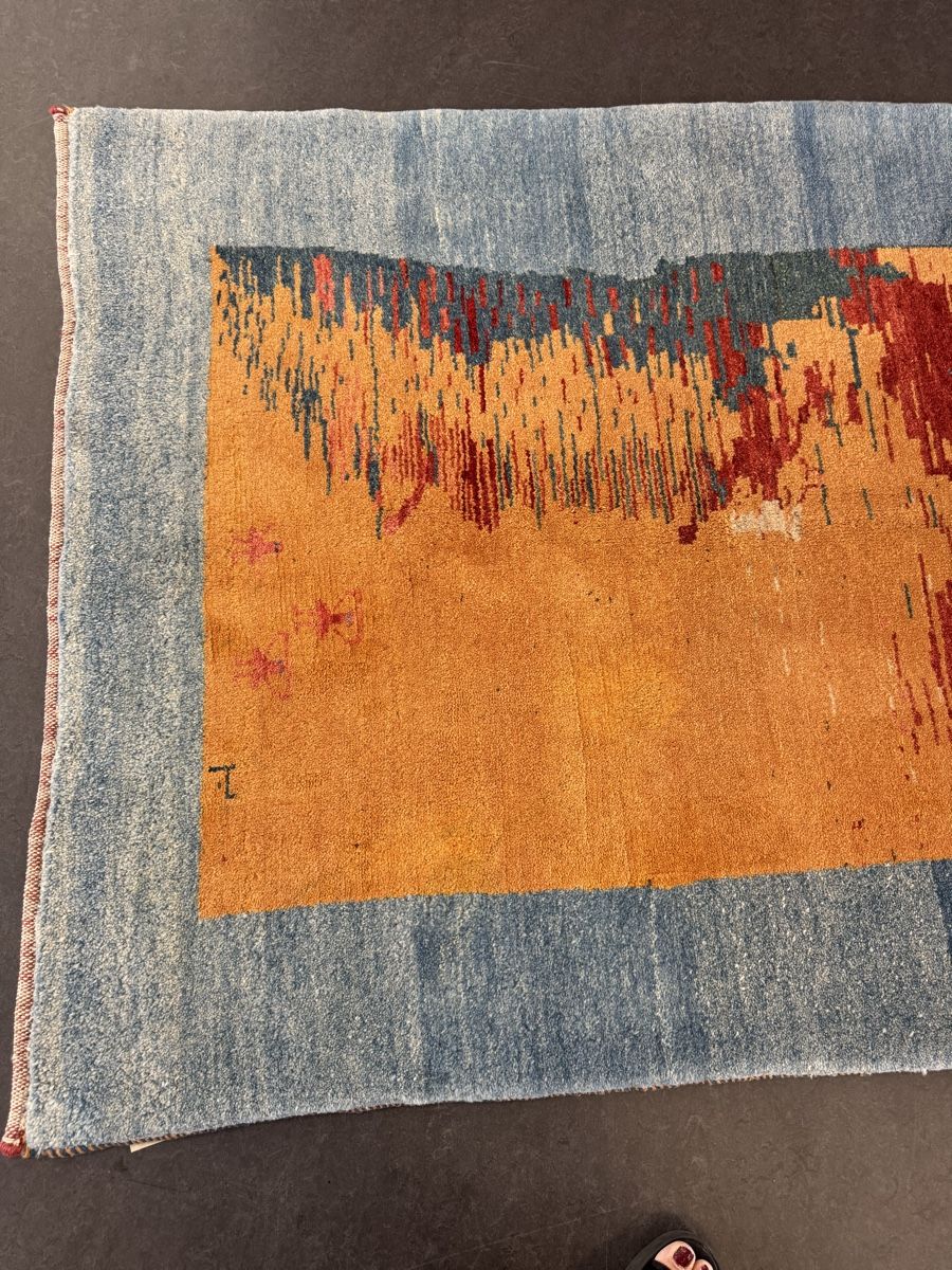 Tapis: Gabbeh Orange/Blau – D'occasion à Liestal par galerie_nategh 4