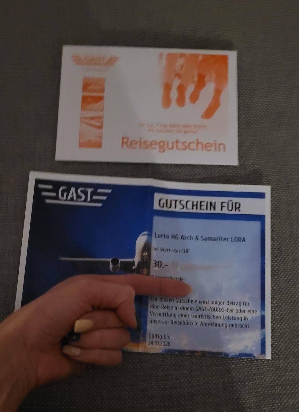 Buoni: Reisegutschein Gast – Nuovo e nell'imballaggio originale da Meinisberg venduto da mirreb