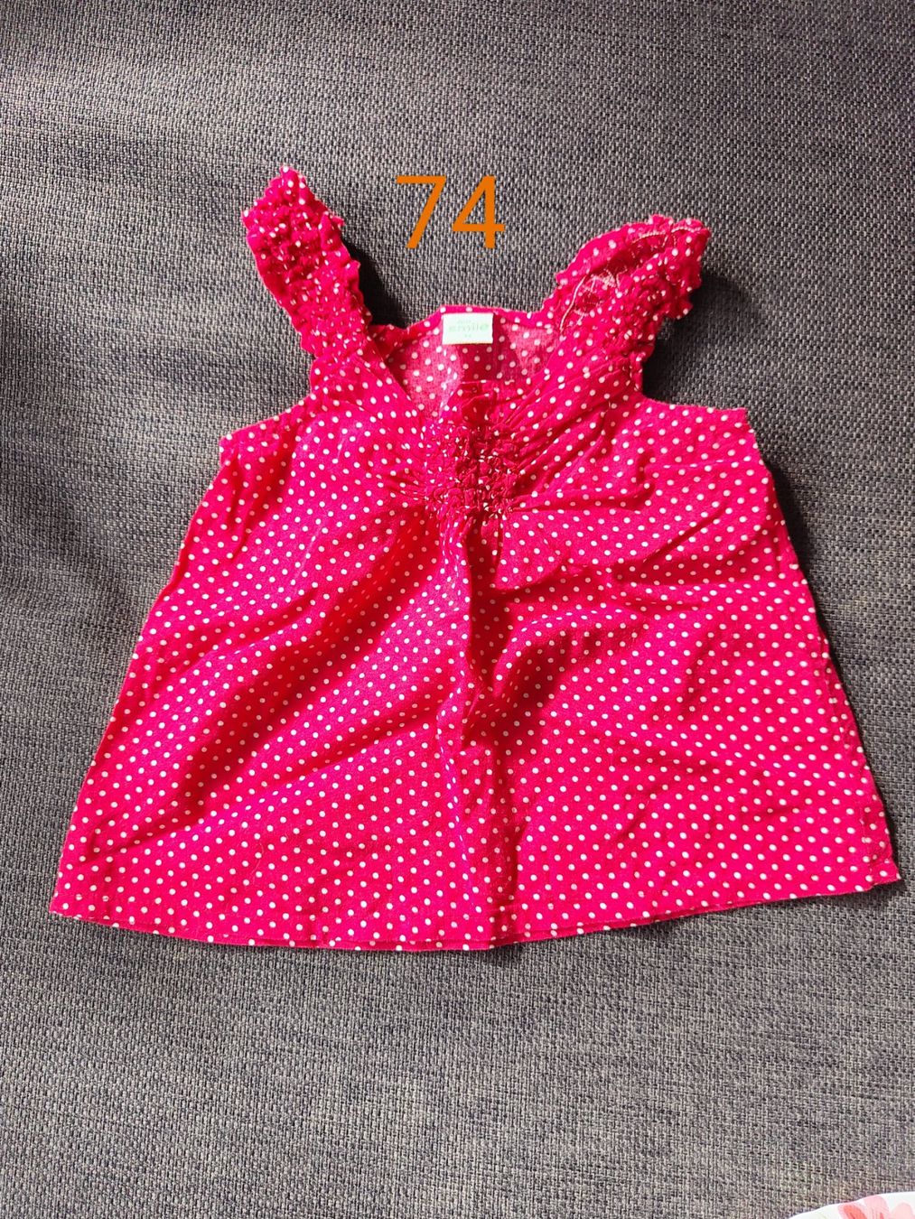 Vestiti & Gonne: Gr. 74 Kleid rot mit Pünktchen – Usato da Sursee venduto da lou19