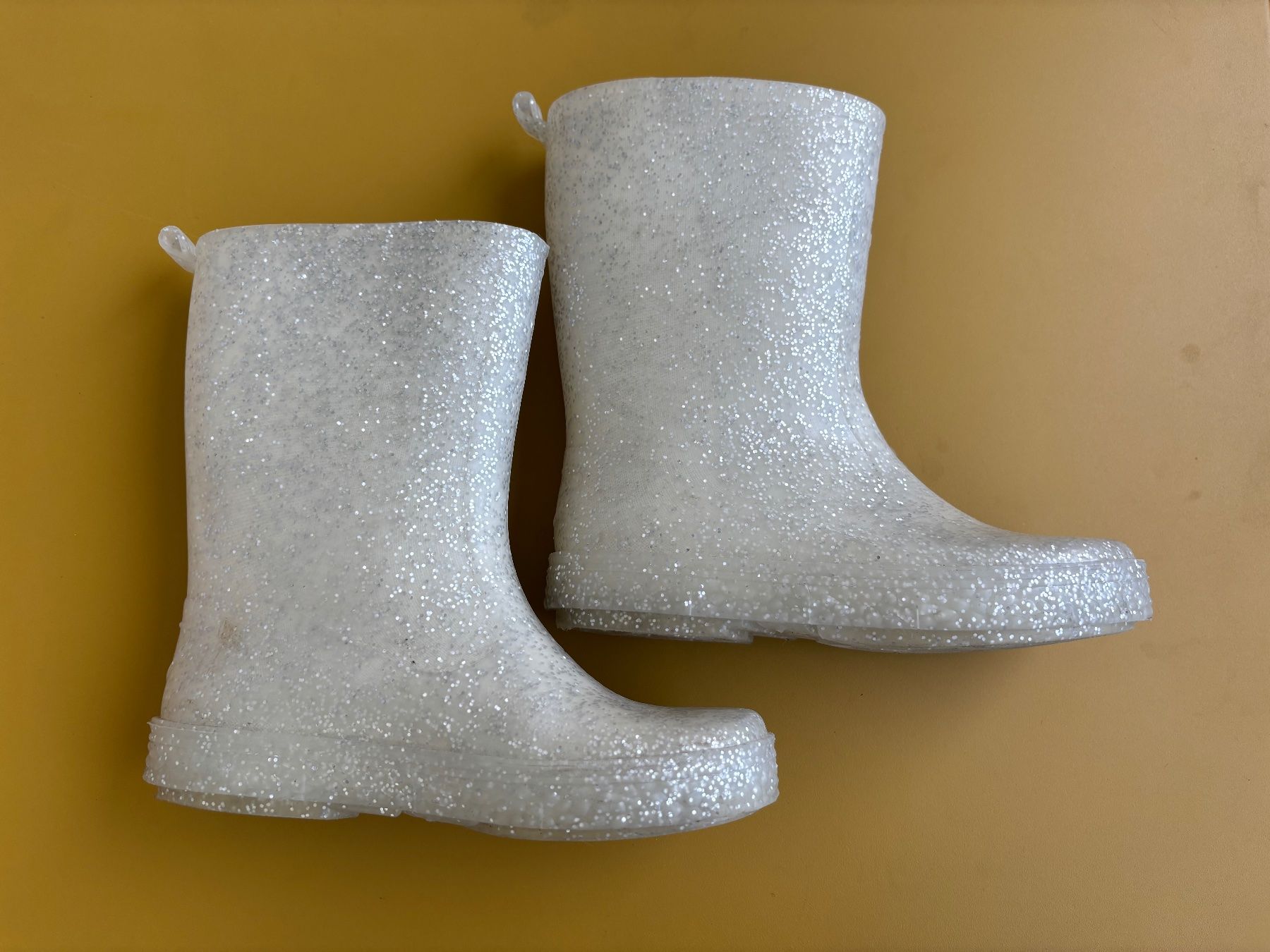 H&M Scarpe per ragazzi: H&M Glitzer-Gummistiefel Gr. 29 – Usato da Zürich venduto da missmodernage 2