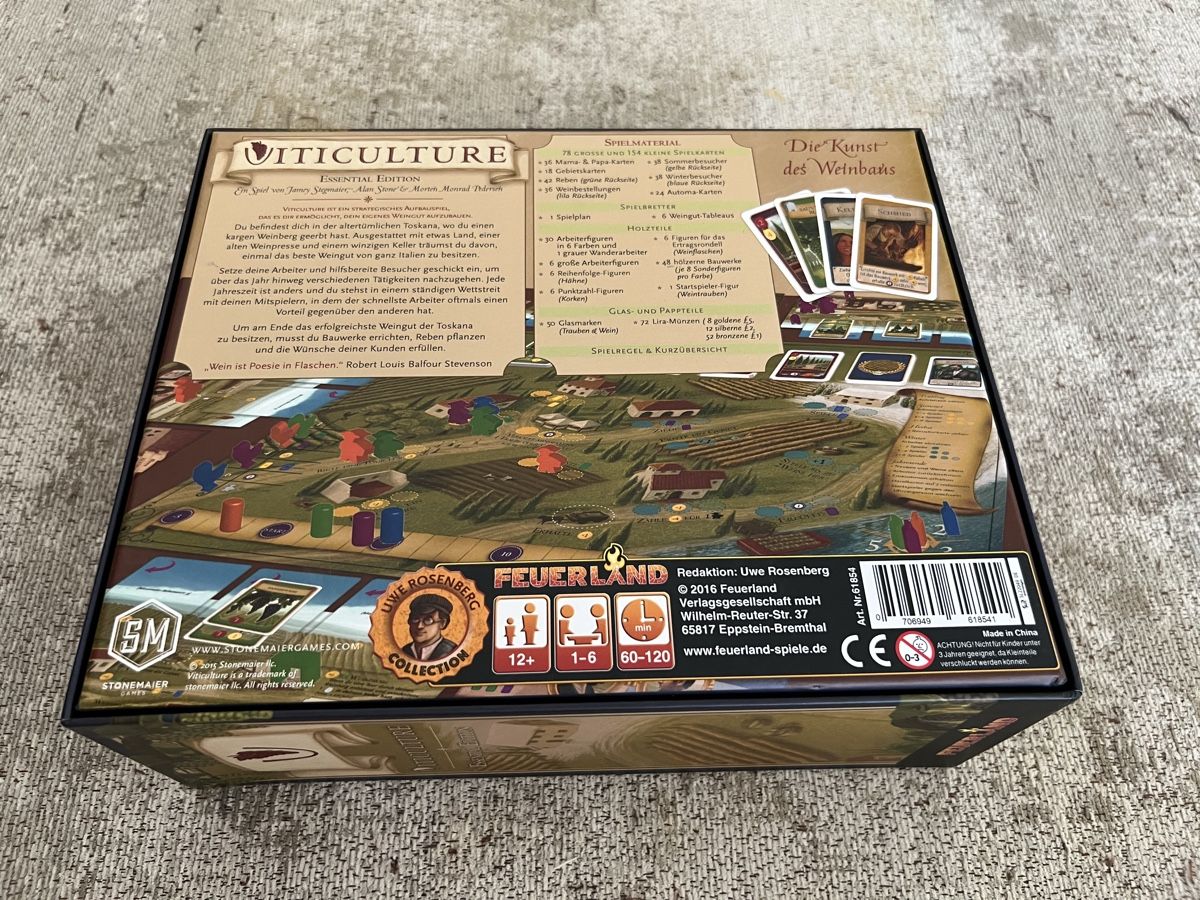 Spiele: Viticulture Essential Edition board game German – Neu (gemäss Beschreibung) aus Füllinsdorf von andy_candy 2