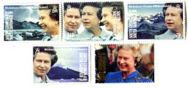 Briefmarken "Königin Elisabeth II." Südgeorgien und die Südl