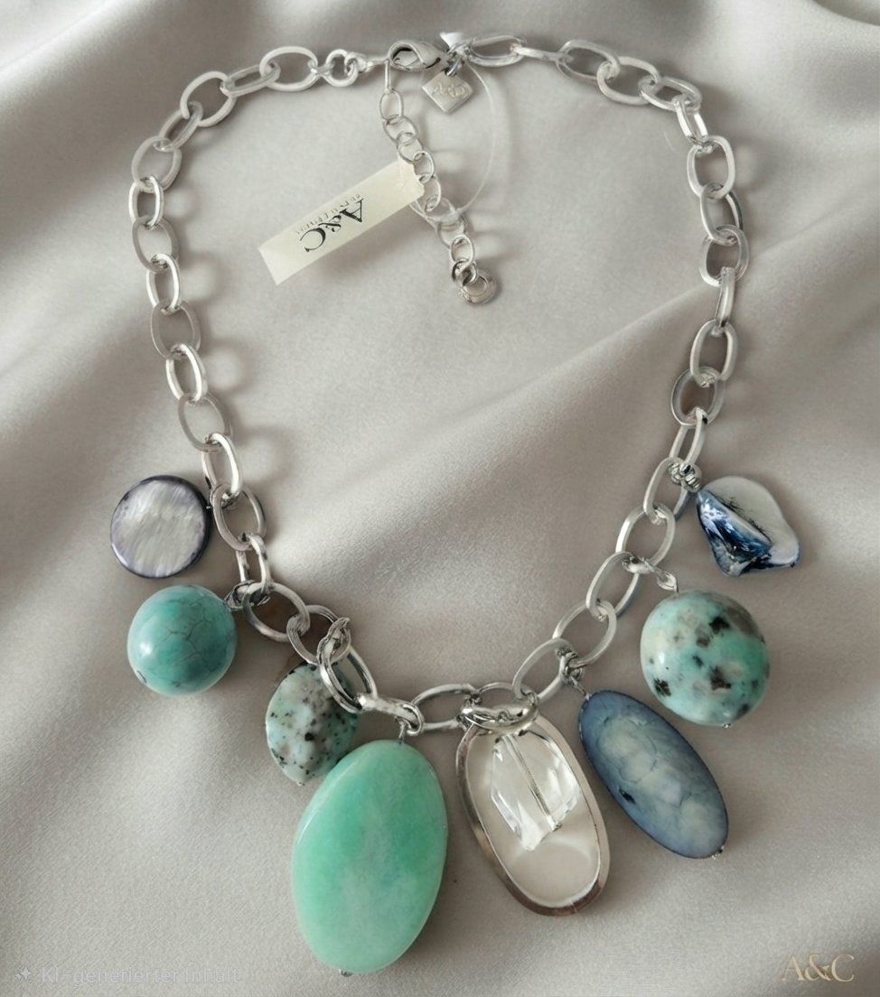 Catenine: Stilvolles Designer Collier - Neu – Nuovo e nell'imballaggio originale da Uetikon am See venduto da Springdream