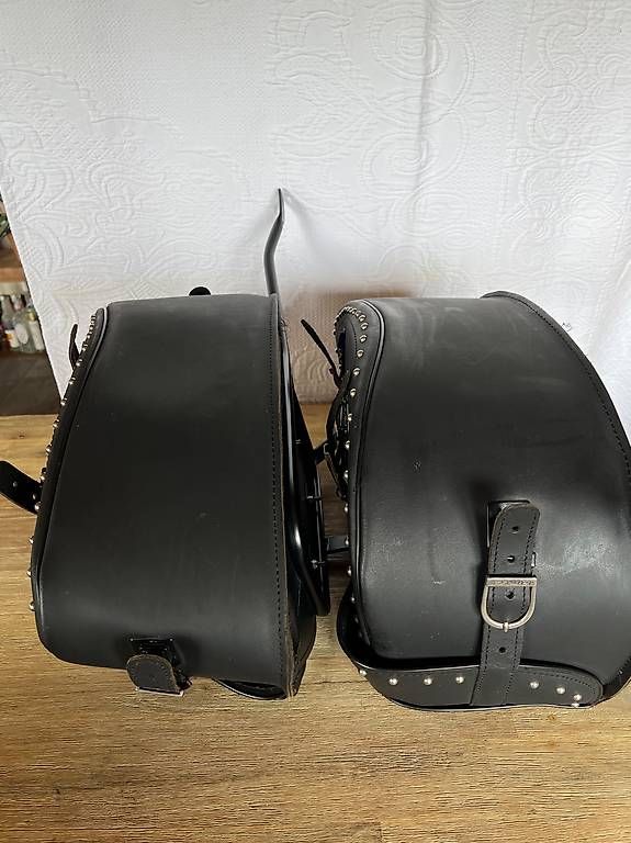 Reisekoffer: Sacoches en cuir Held pour moto custom – Gebraucht aus Pensier von motofan99 4