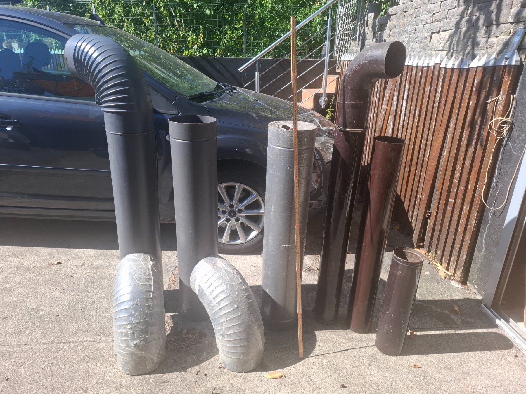 Poêles de chauffage: Tuyaux raccord cheminée – D'occasion à bassecourt par yolekmer 2