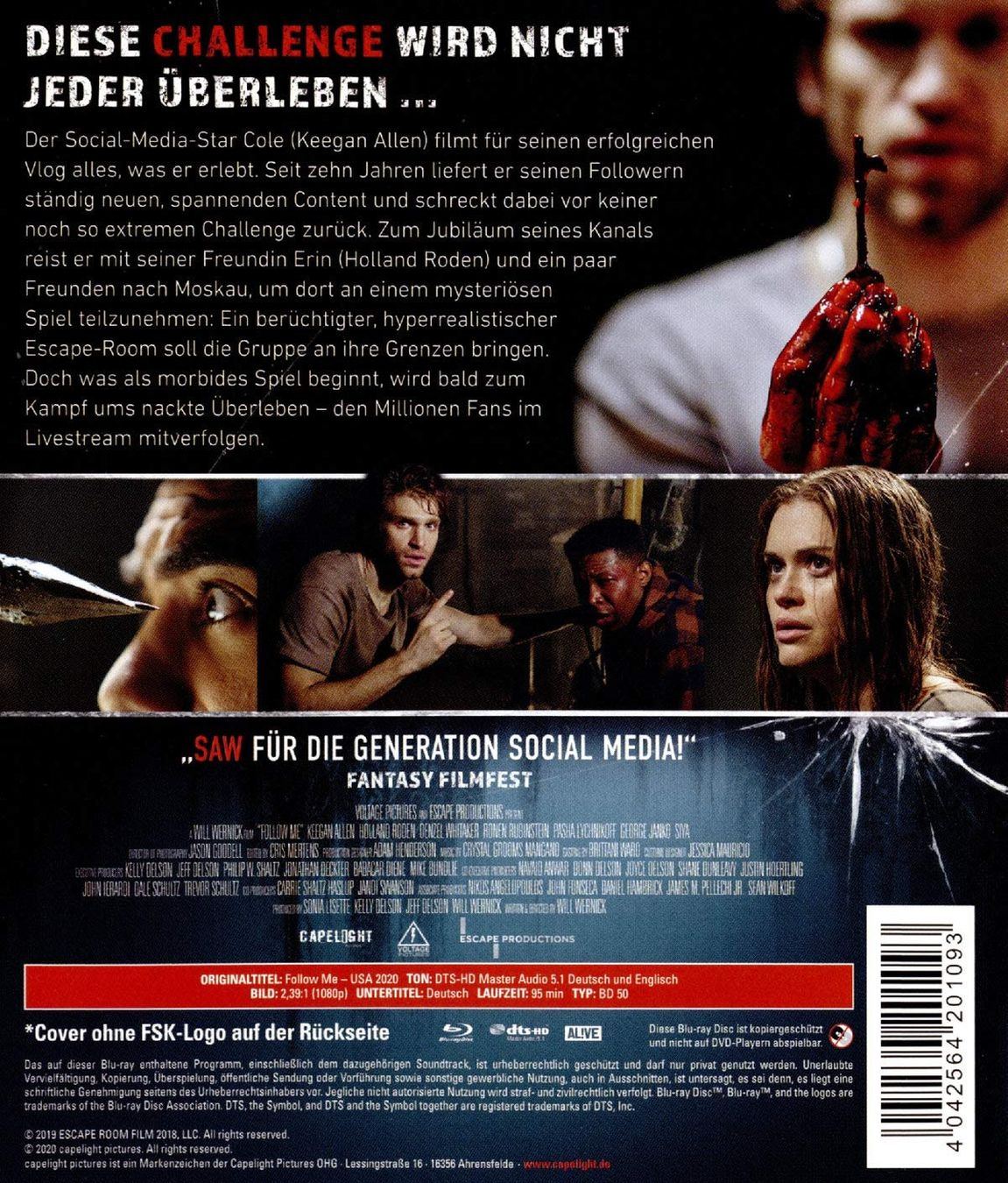 Tutti i DVDs: Follow Me [Blu-ray] – Nuovo (secondo la descrizione) da Laupen ZH venduto da Moviesammler 1