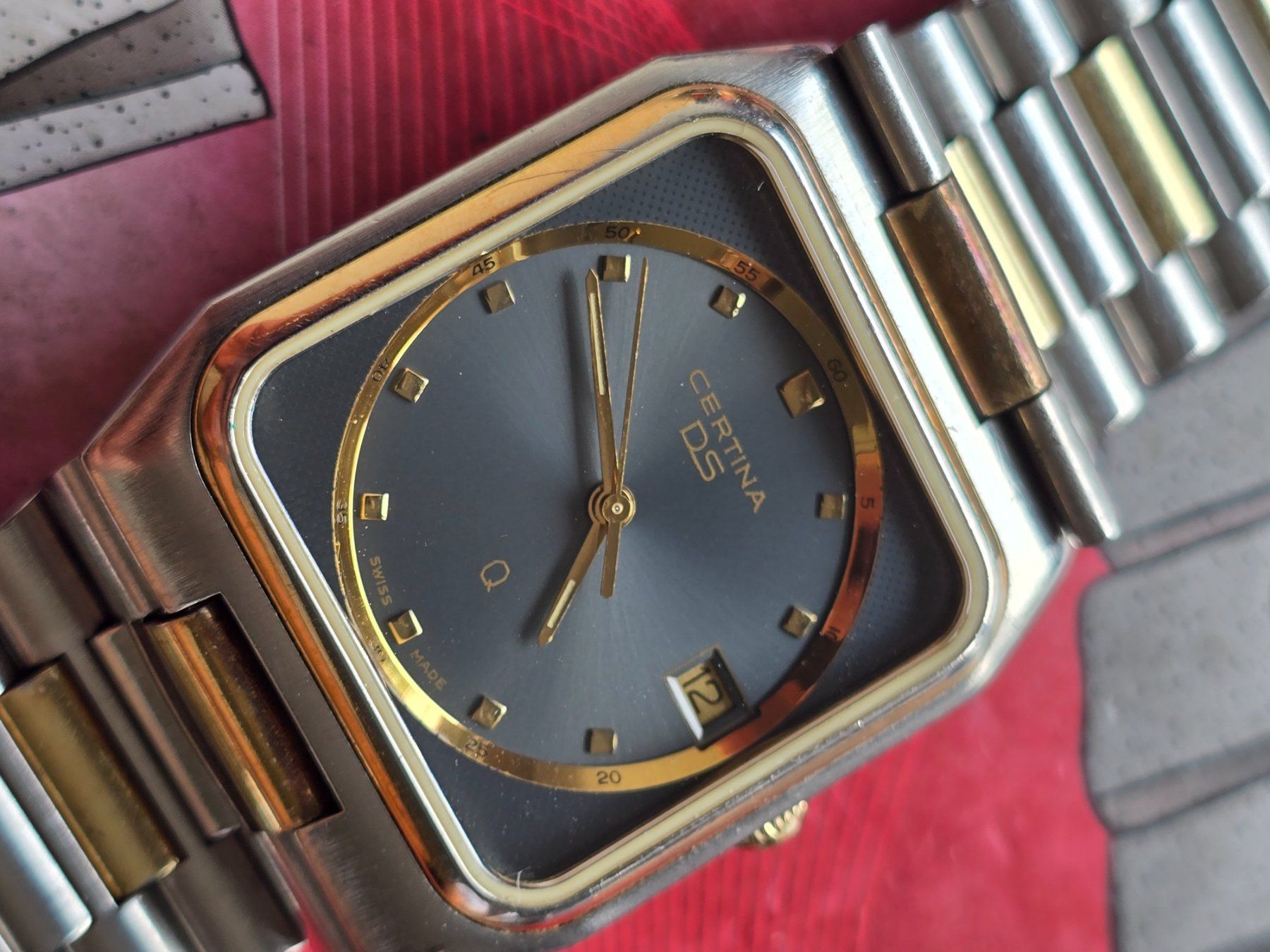 Certina Orologi: 412 Certina DS  N2 Date Gold / SS – Usato da Muri AG venduto da Corredor
