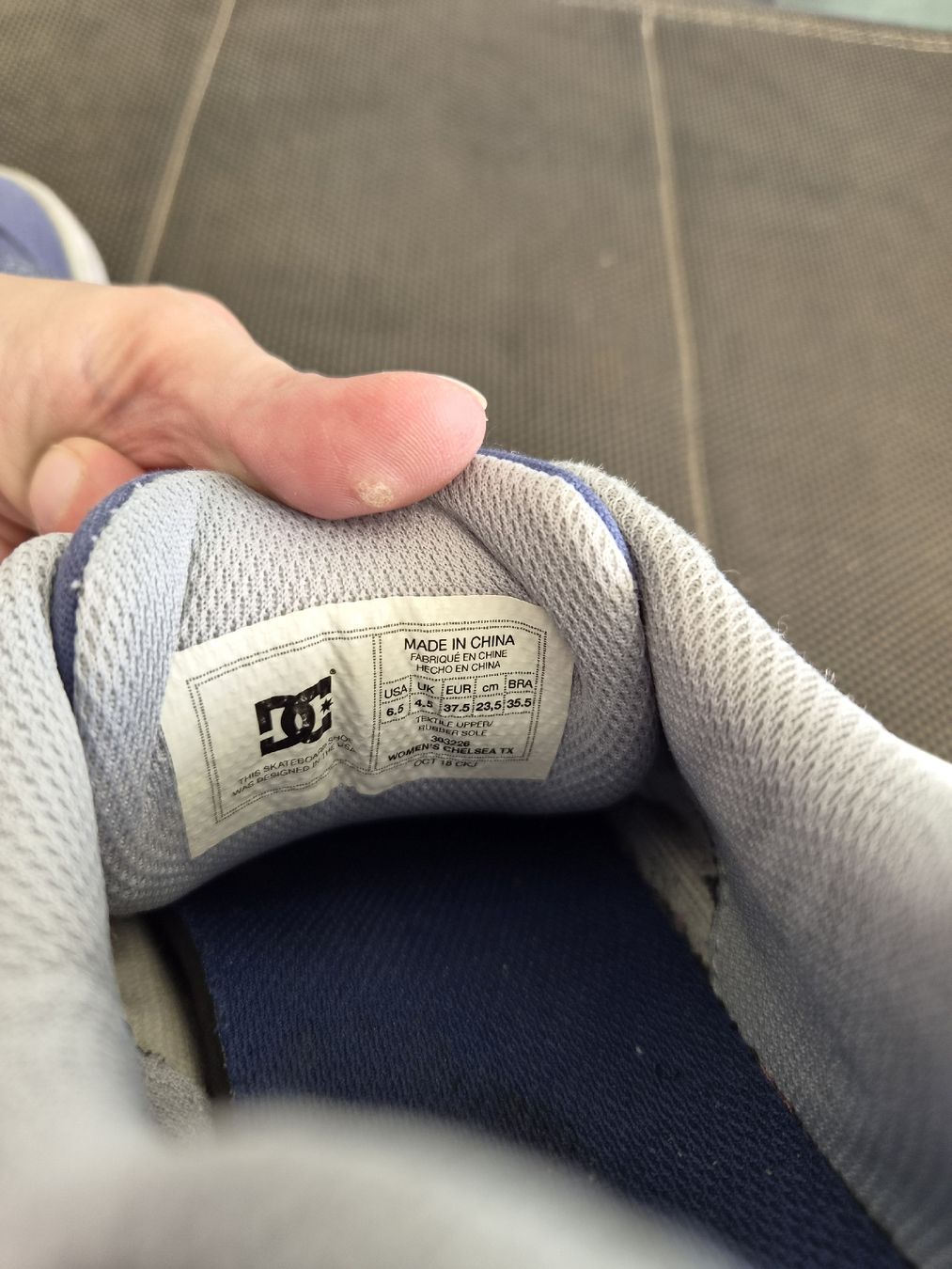 DC shoes Scarpe da uomo: DC Sneakers blau, Gr. 37,5 – Usato da Niederrohrdorf venduto da Miripfiri 6